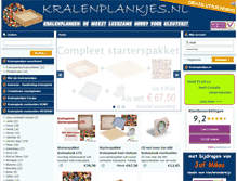 Tablet Screenshot of kralenplankjes.nl